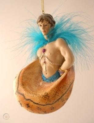 Wave Merman #06-06097 RETIRED RARE  ornament collectible - Main Image 2