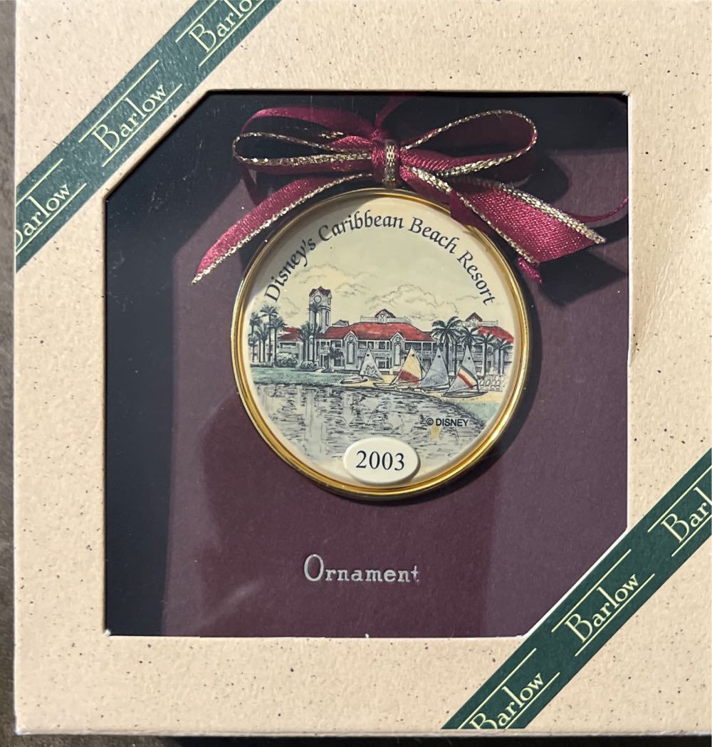 Disney Caribbean Beach Resort  ornament collectible - Main Image 1