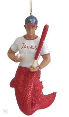 HOMER Merman #55-90711 - BASEBALL ornament collectible - Main Image 1