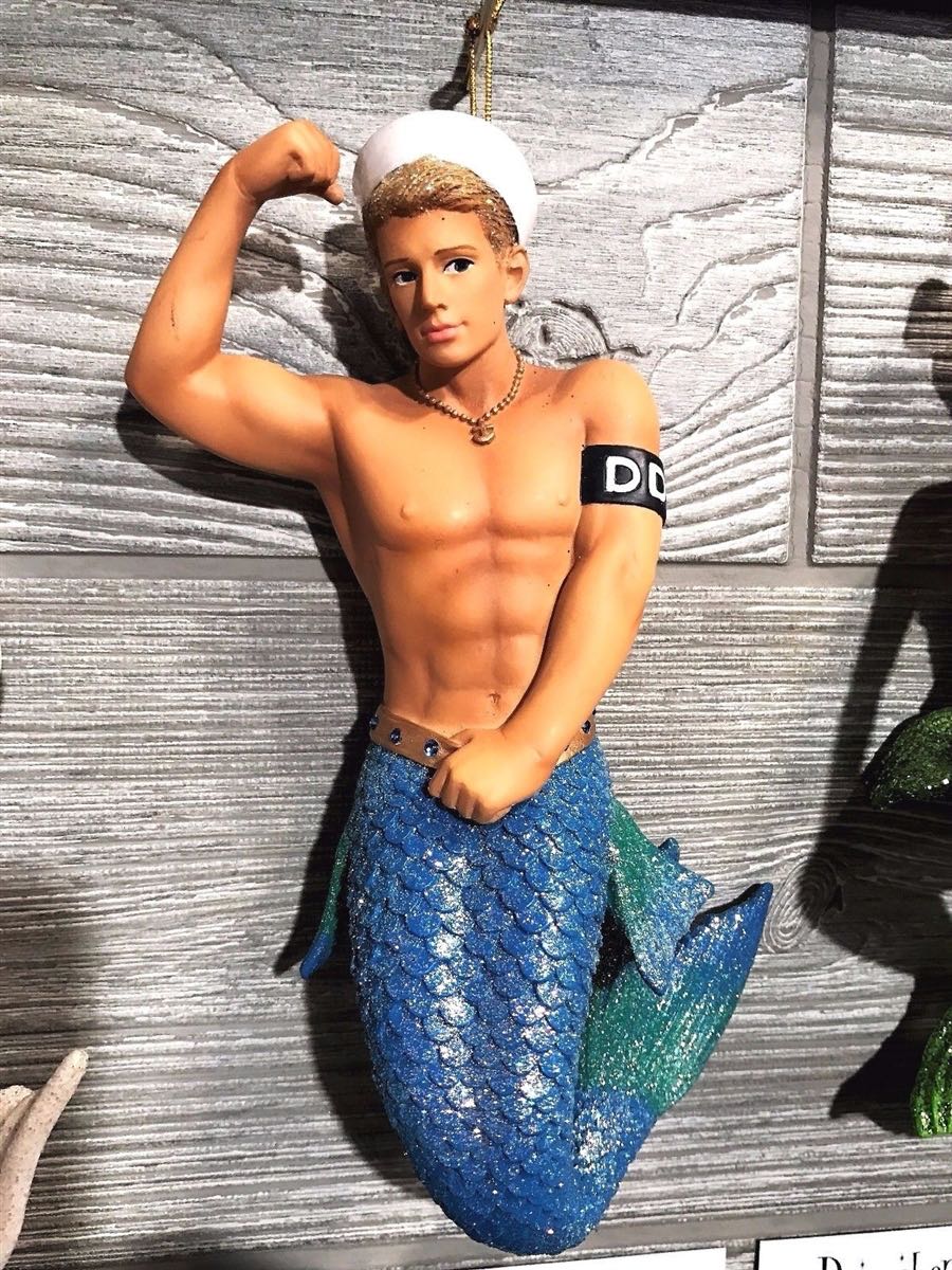 Swabbie Sailor Merman #55-90800  ornament collectible - Main Image 3