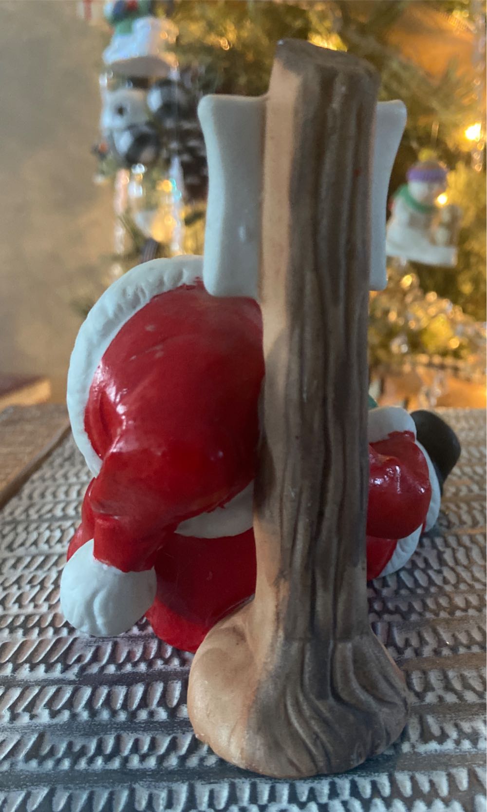 Christmas Vintage. Santa. Sleeping.  ornament collectible - Main Image 3