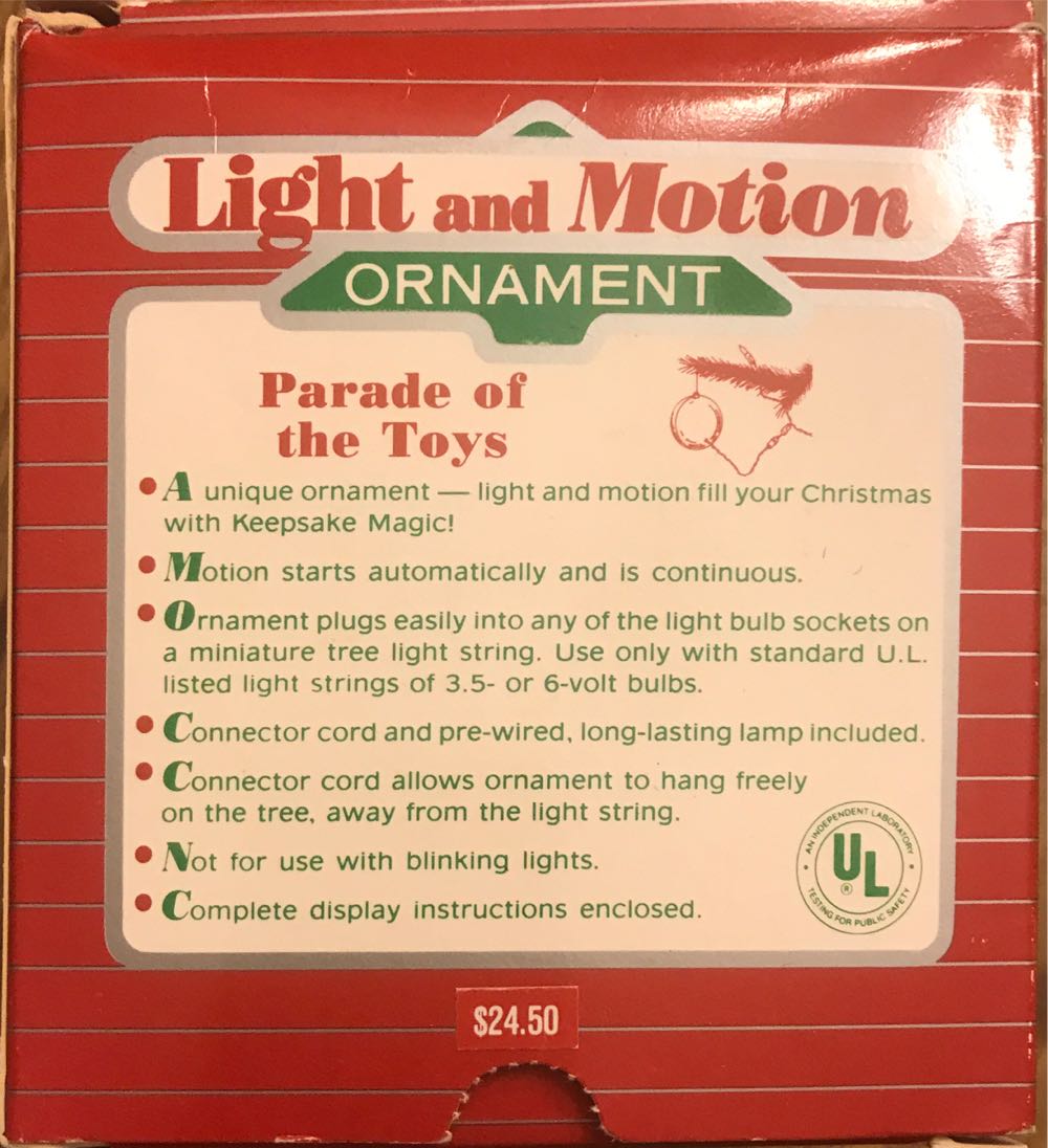 Parade Of The Toys - Light And Motion ornament collectible - Main Image 2