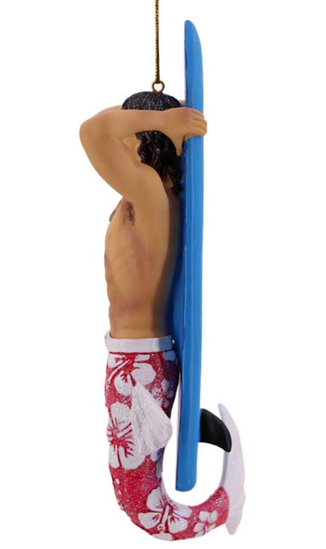 Hung 10 Merman #55-55159  ornament collectible - Main Image 3