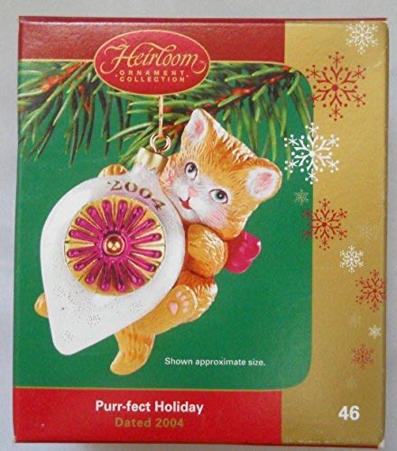 Purr-fect Holiday 2004 Carlton Cards Ornament - Heirloom ornament collection ornament collectible [Barcode 661526171331] - Main Image 1
