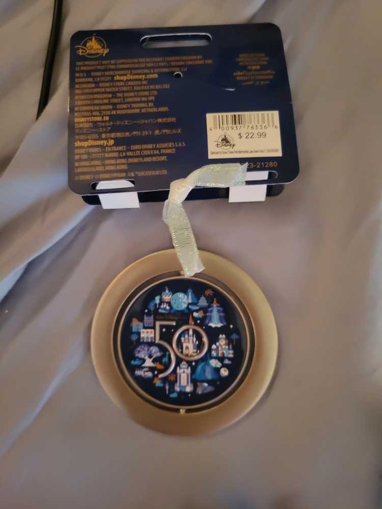 Disney Parks WDW 50th Celebration Spinner  (Disney parks/attractions) ornament collectible [Barcode 400937763366] - Main Image 2