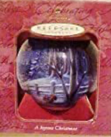 A Joyous Christmas  (Santa- Ball Ornament) ornament collectible [Barcode 015012493139] - Main Image 2