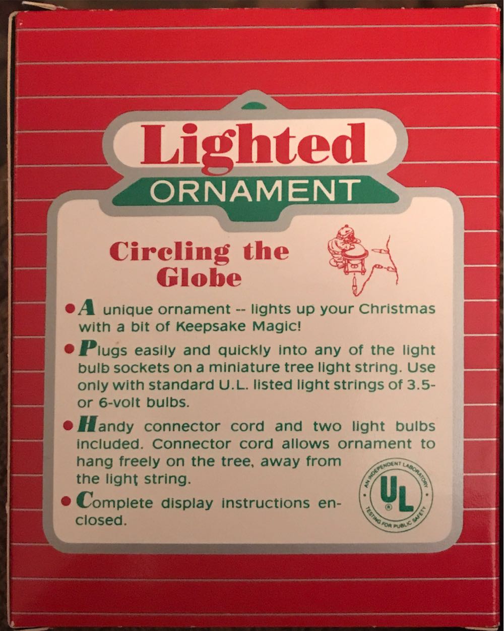 Circling The Globe  ornament collectible - Main Image 3
