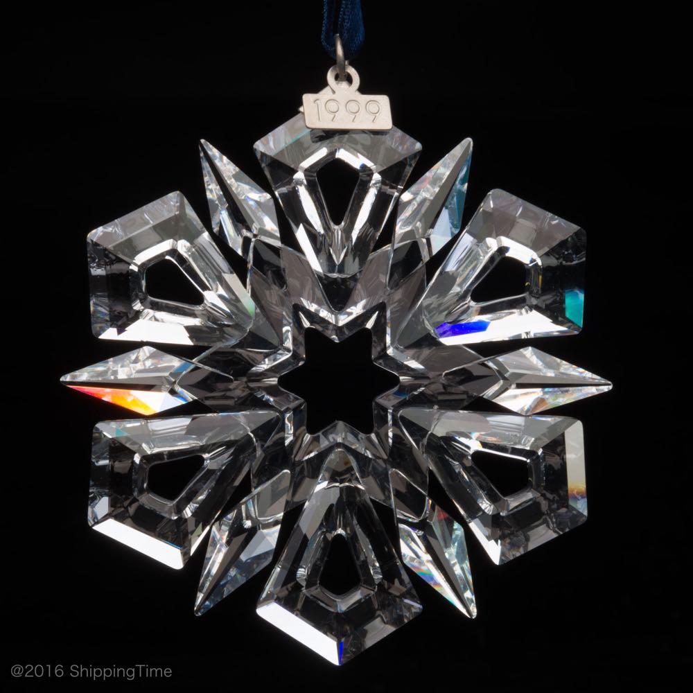Swarovski 1999 Annual Edition Christmas Ornament - Snowflakes (Crystal Snowflake) ornament collectible - Main Image 2