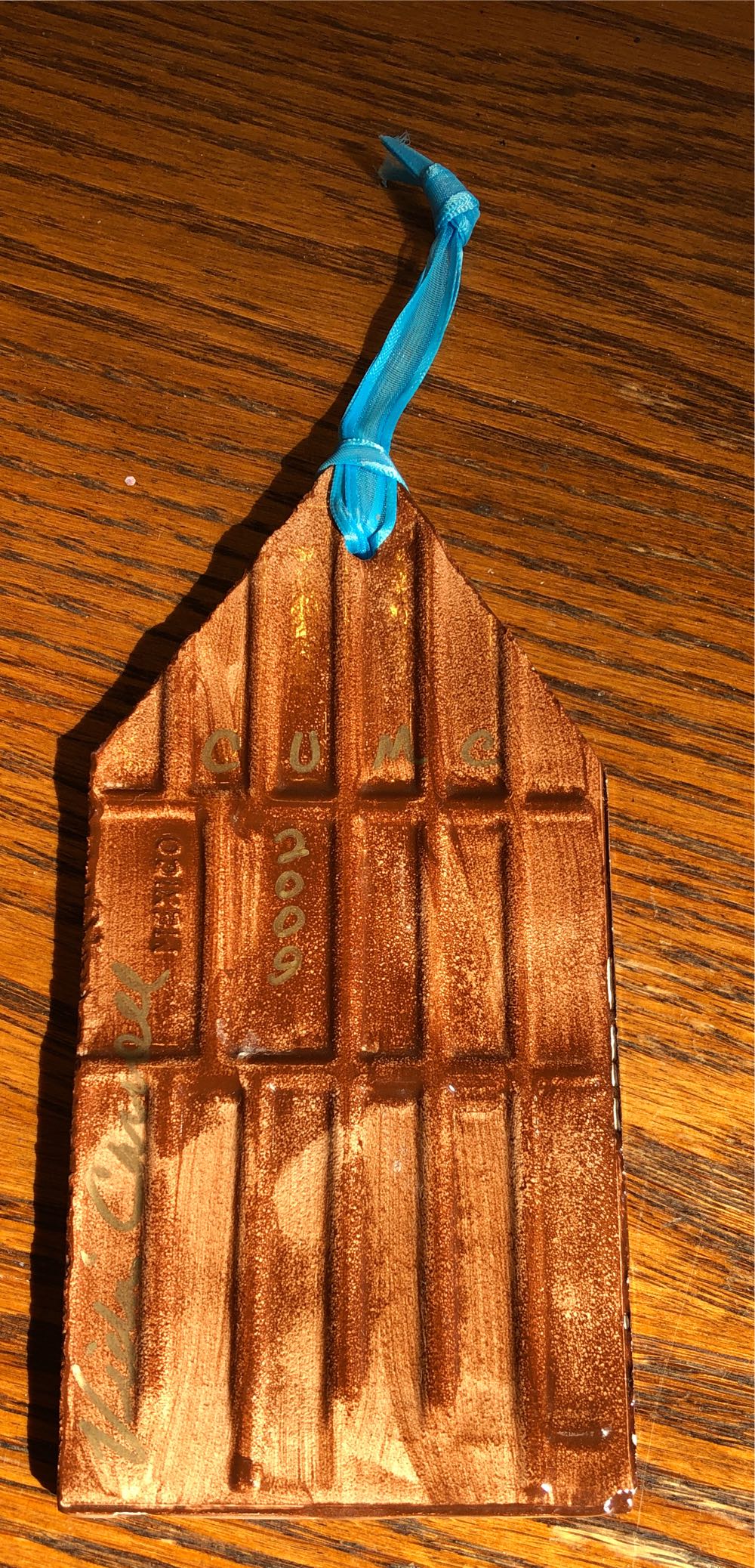 Handpainted Christ United Stained Glass Window Ornament  (Handmade) ornament collectible - Main Image 2