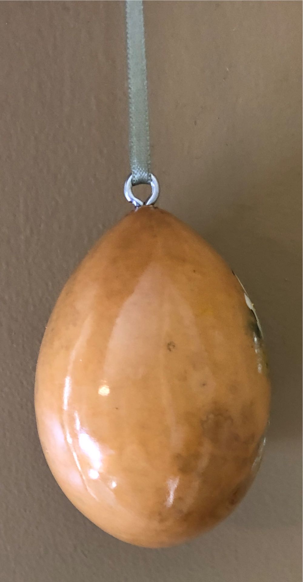 Handpainted Bird Egg Ornament  (Handmade) ornament collectible - Main Image 2