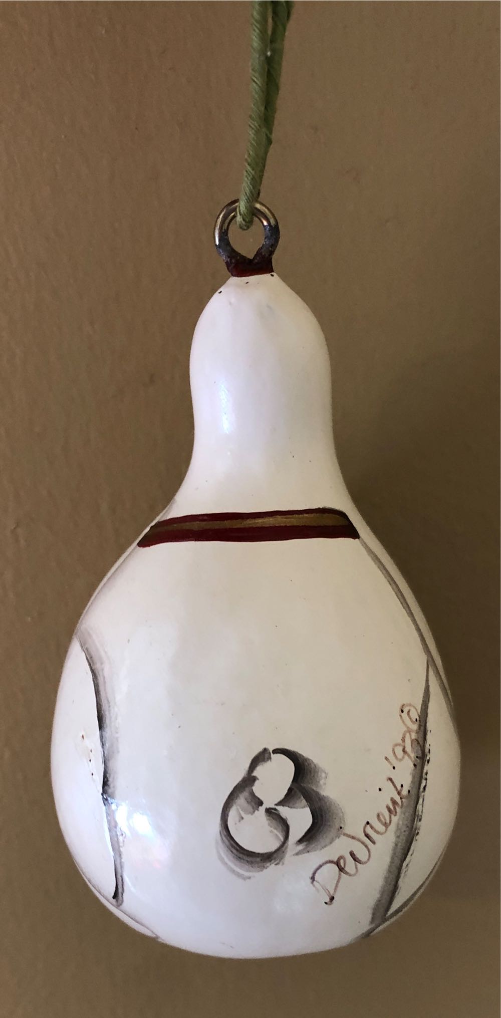 Handpainted Rabbit Gourd  (Handmade) ornament collectible - Main Image 2