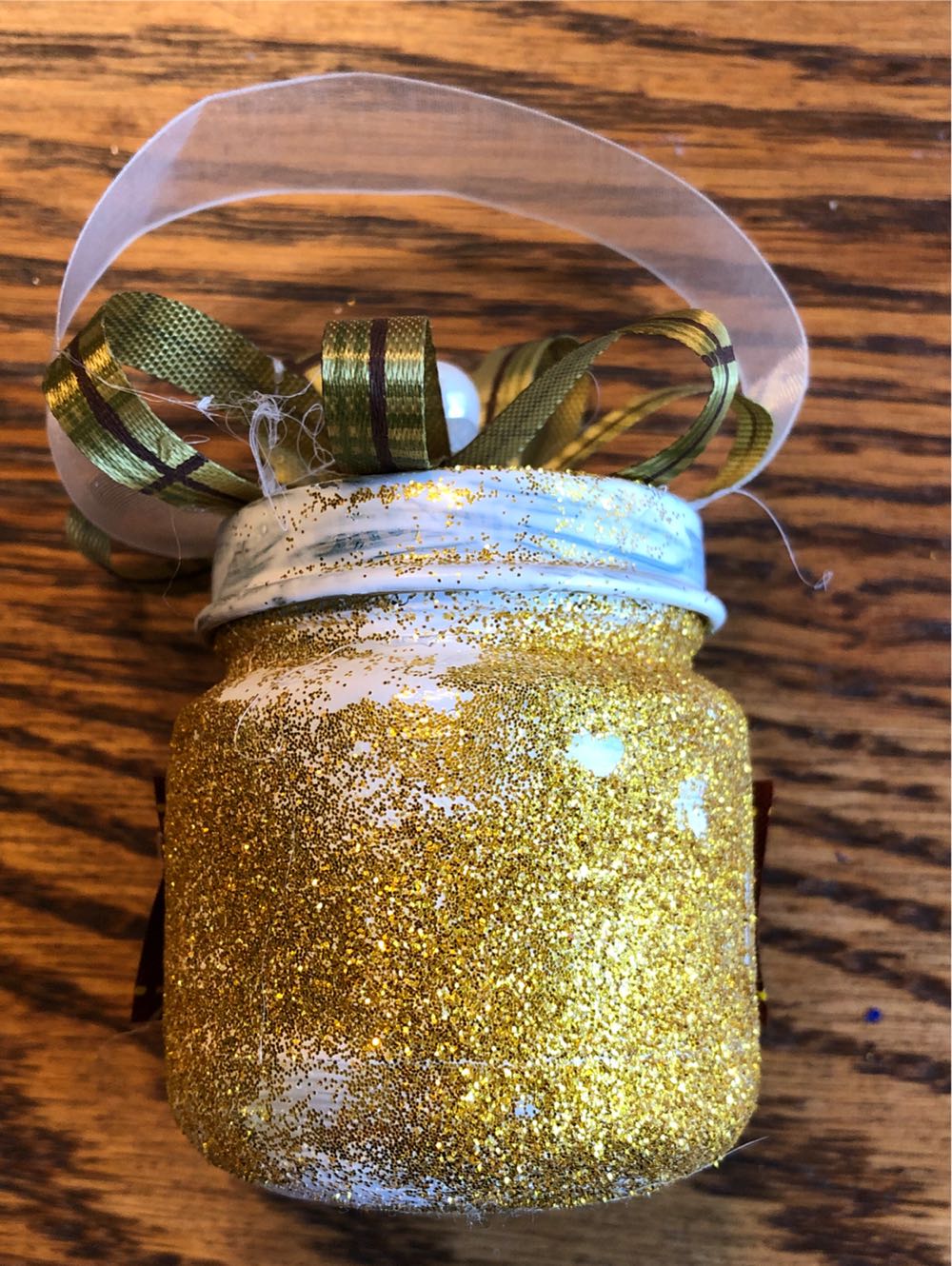 Handmade Baby Food Jar Ornament  (Handmade By Eli) ornament collectible - Main Image 2