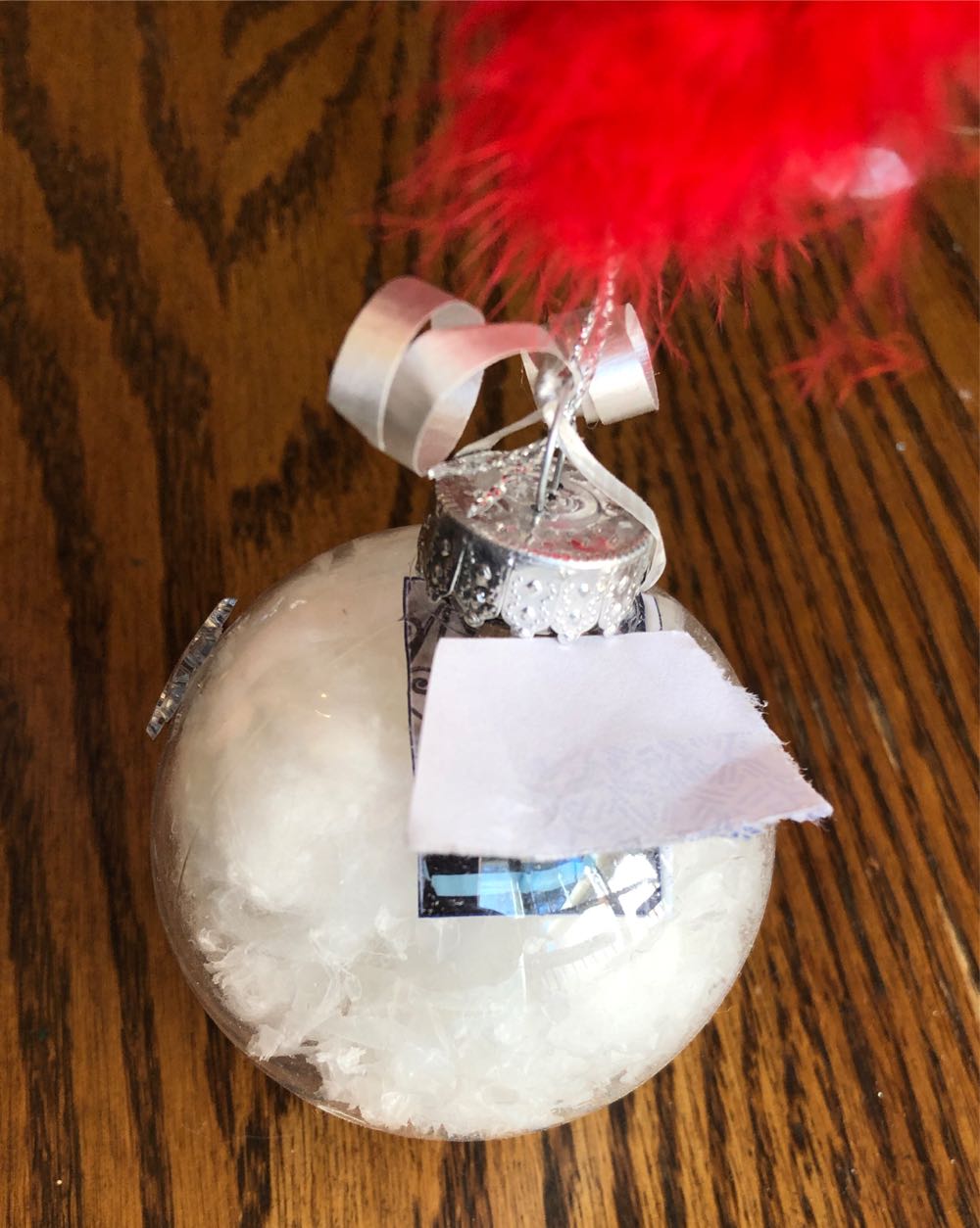 Handmade Ball Photo Ornament  (Handmade By Eli) ornament collectible - Main Image 2