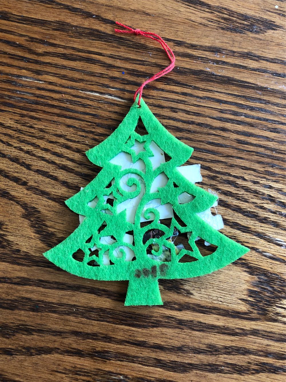 Handmade Tree Photo Ornament (Handmade By Eli) ornament collectible - Main Image 2