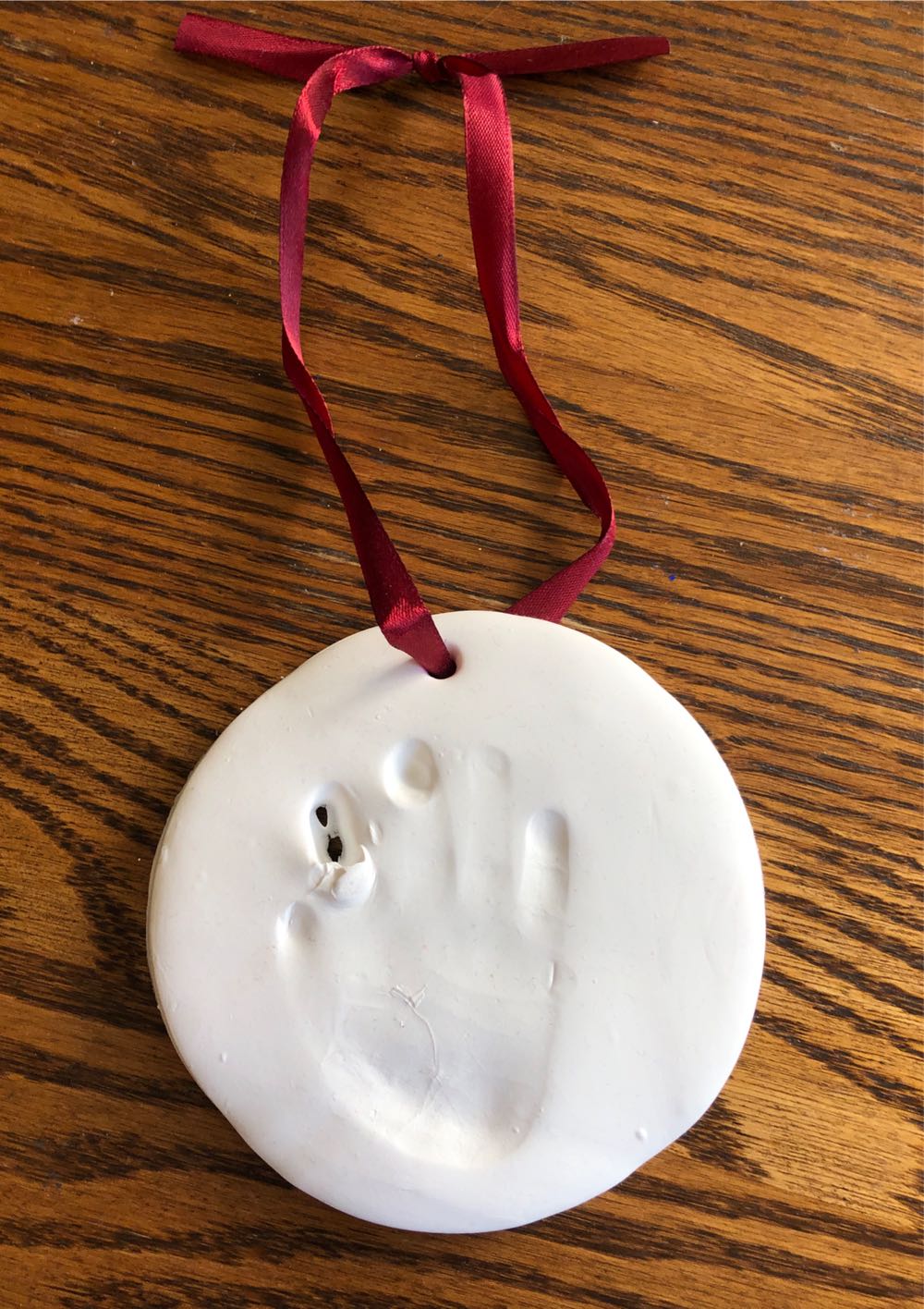 Handprint Ornament  (Handmade By Eli) ornament collectible - Main Image 2