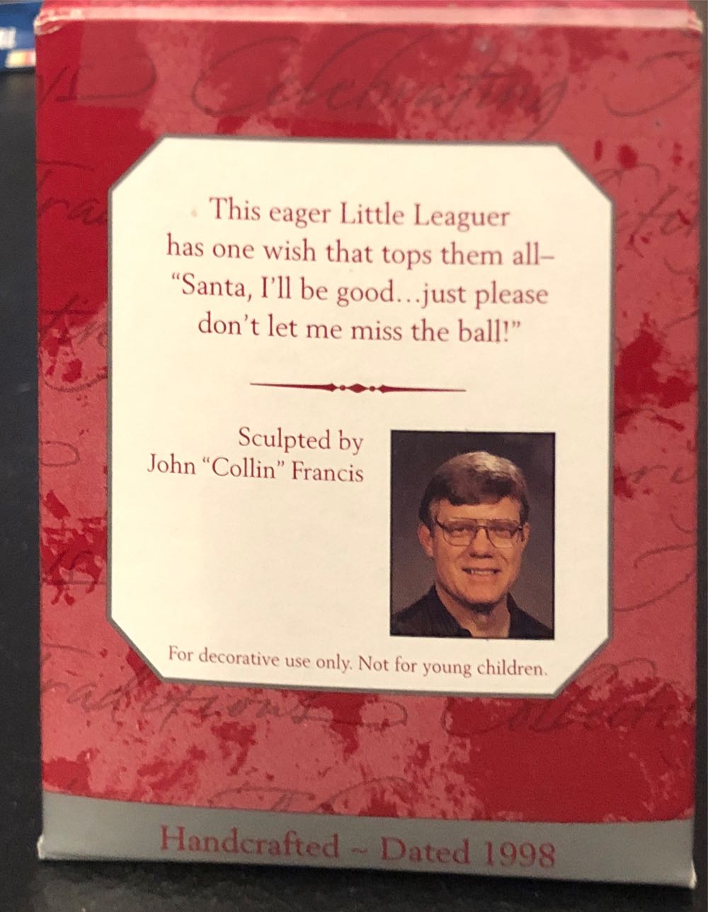 Surprise Catch - Sports (Baseball) ornament collectible [Barcode 015012437904] - Main Image 3