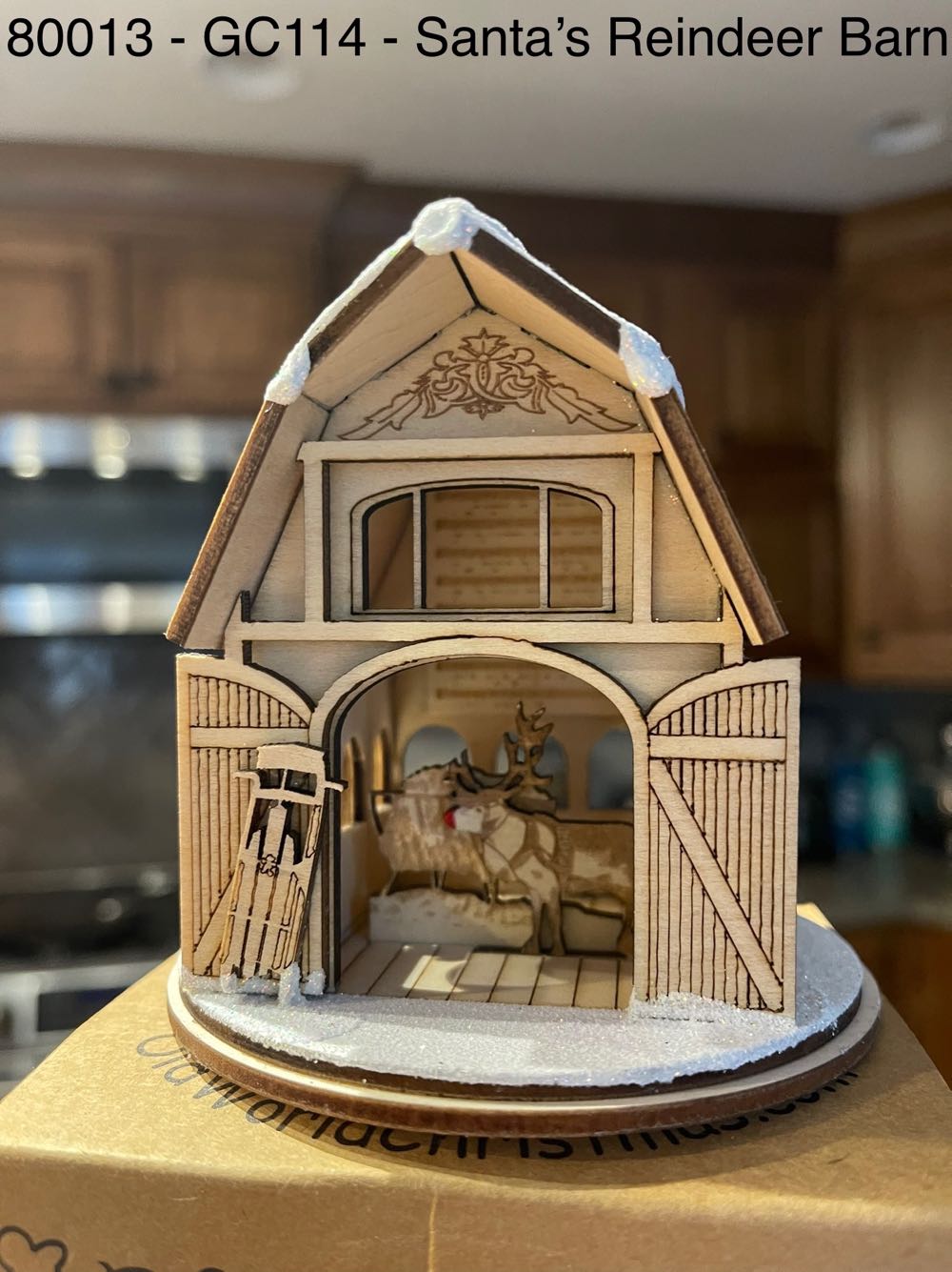 Bestpysanky Beagle Dog With Santa Hat Glass Christmas Ornament 4 Inches