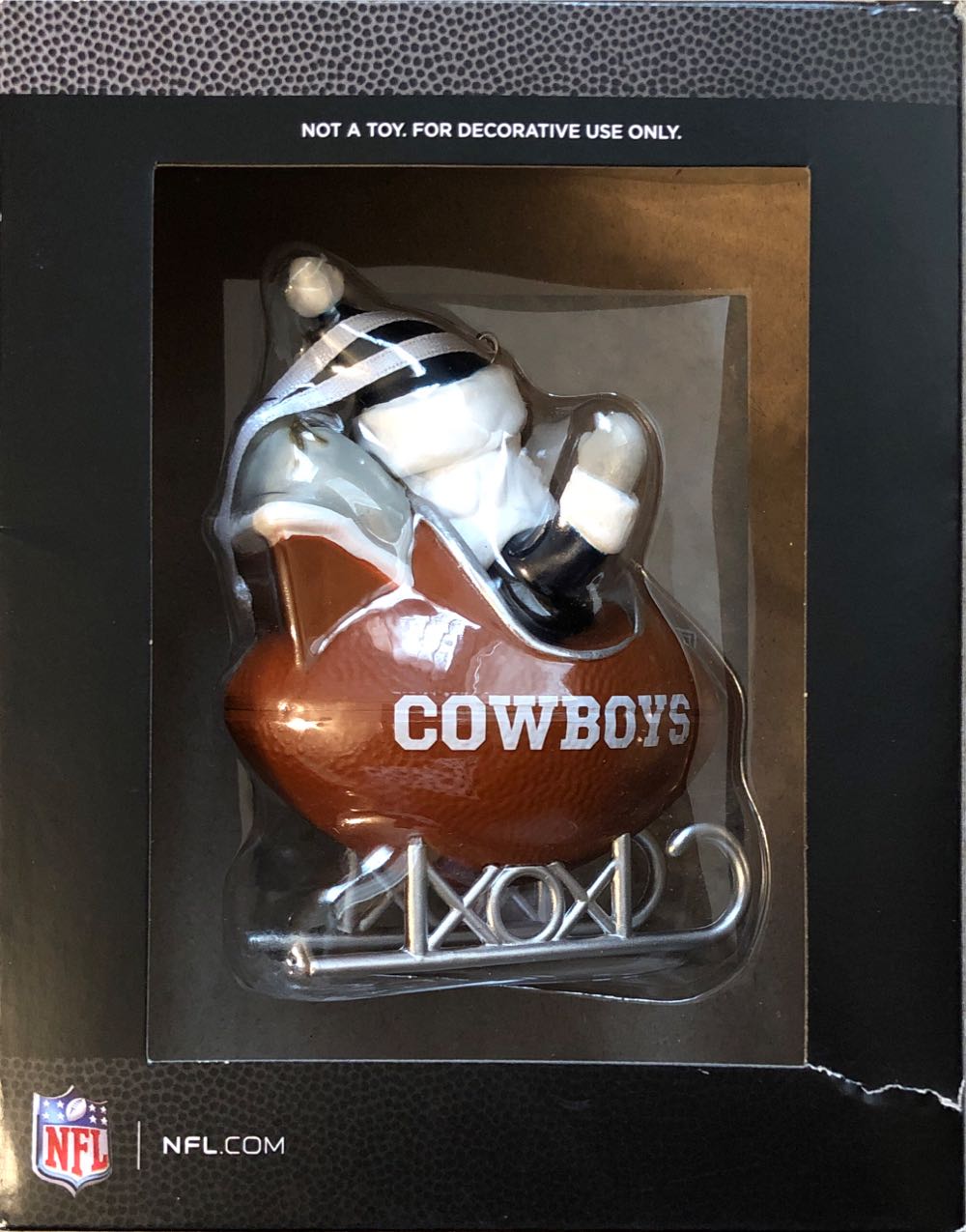 NFL Santa On Sled- Cowboys - Dallas Cowboys (NFL) ornament collectible [Barcode 763795719655] - Main Image 2