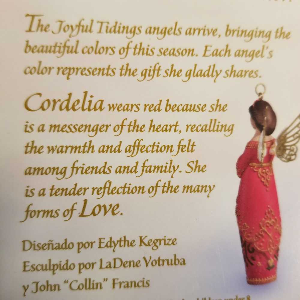 Angel Joyful Tidings Cordelia 1 - Joyful Tidings (Angel) ornament collectible [Barcode 015012884685] - Main Image 2