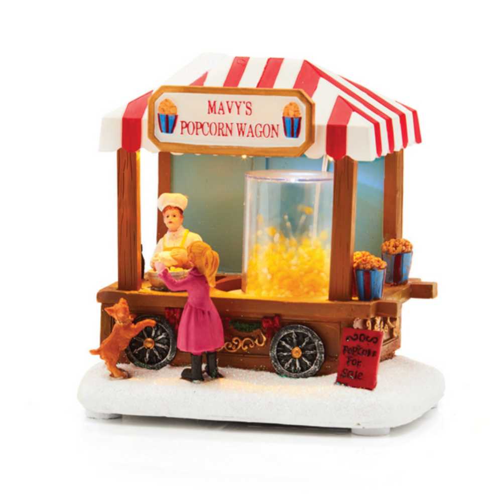 Carole Towne Chariot à maïs soufflé de Mavy  (Christmas) ornament collectible [Barcode 765784387593] - Main Image 1