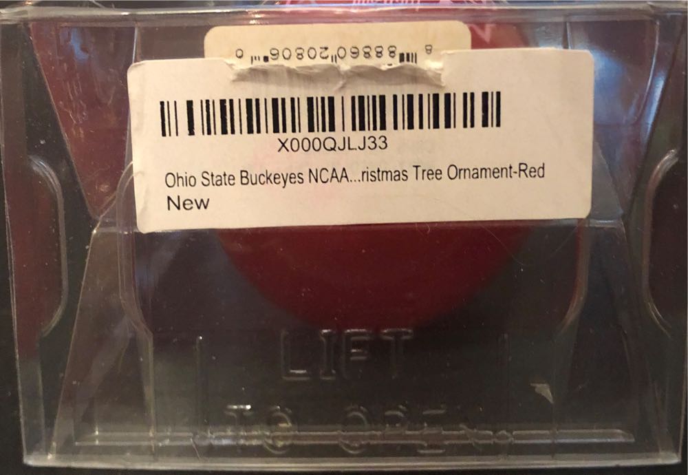 2014 National Champions Ohio State - Ohio State University (College Football Playoff Championship) ornament collectible [Barcode 888860208060] - Main Image 2
