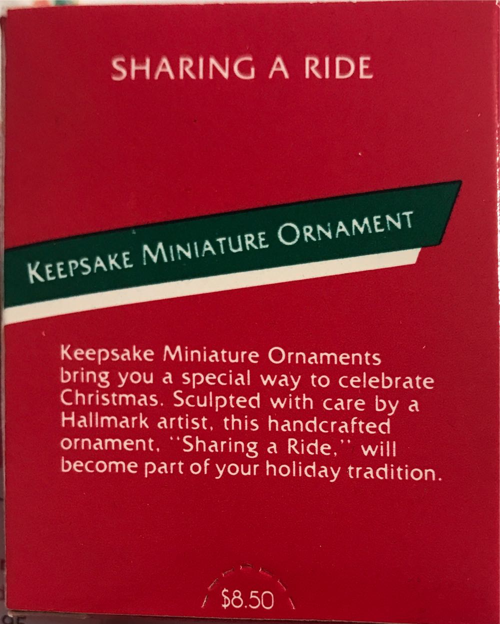 Sharing A Ride - Keepsake Miniature Ornaments (Elf) ornament collectible - Main Image 3