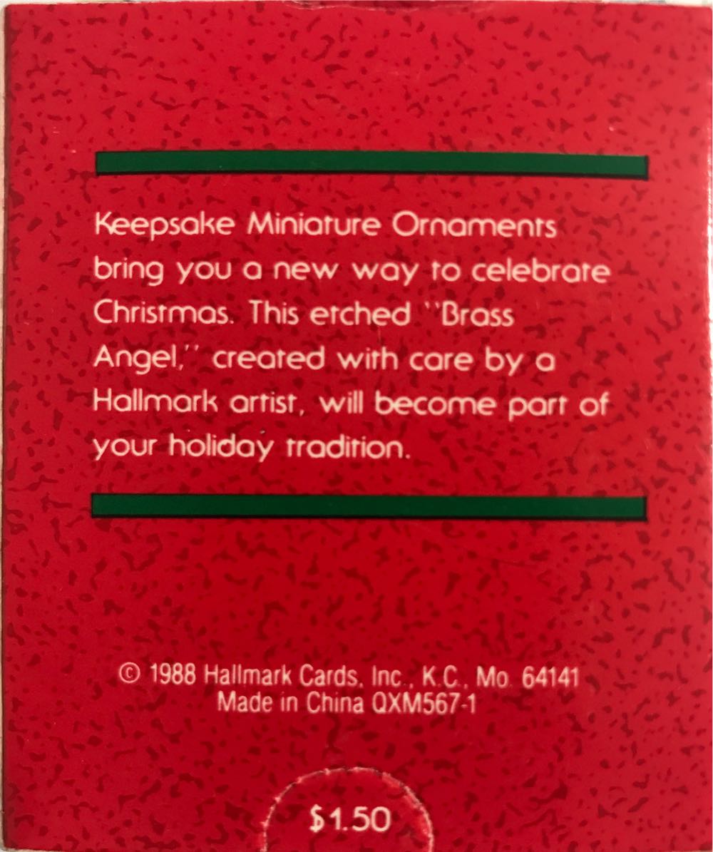 Brass Angel  ornament collectible - Main Image 3