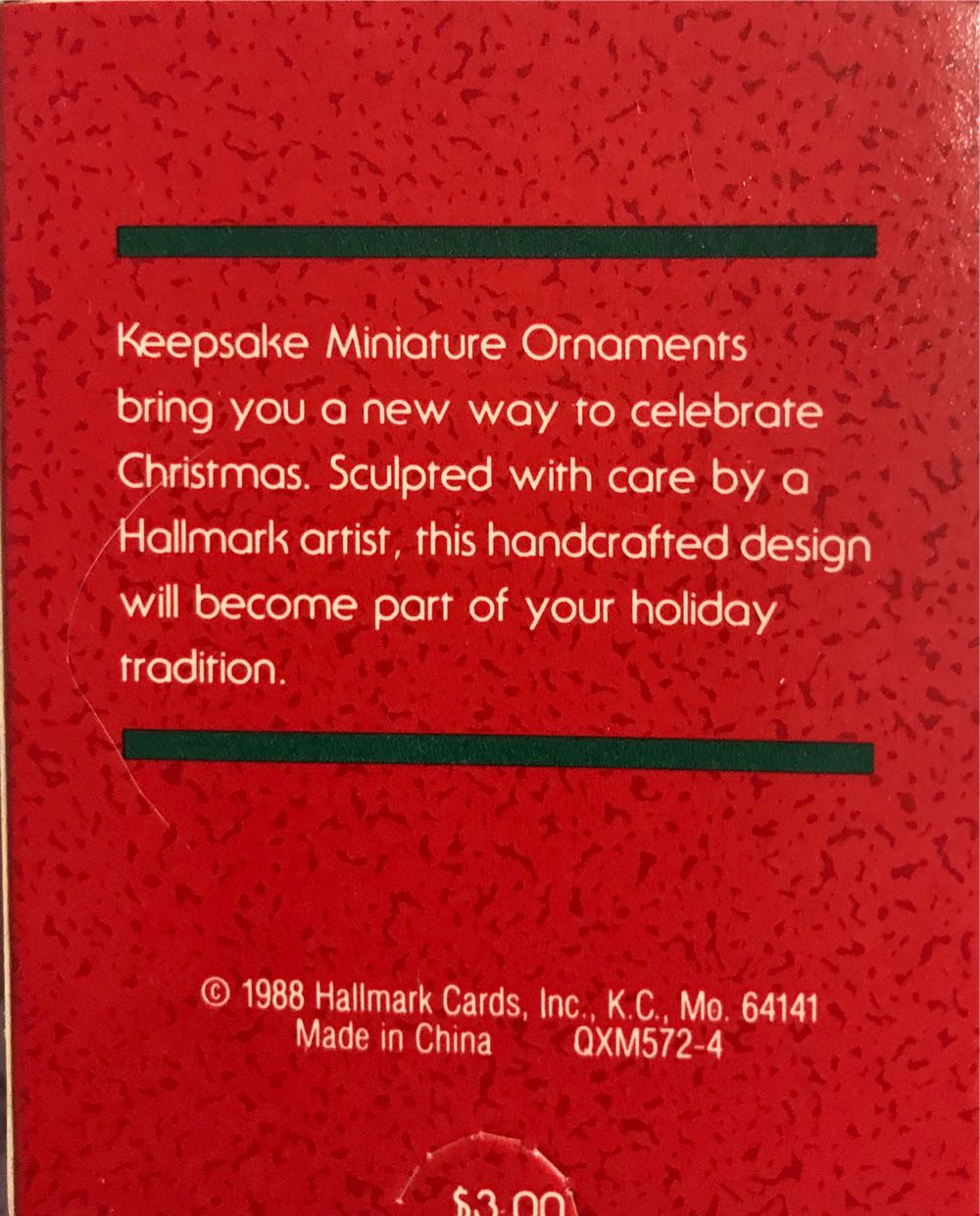 Mother - Dated 1988  ornament collectible - Main Image 2