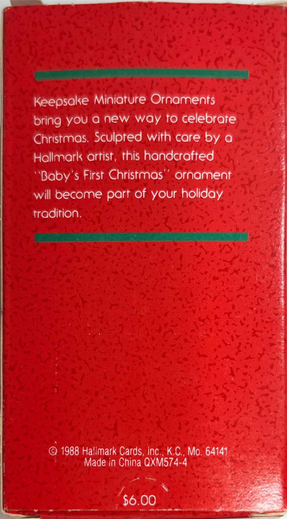 Baby’s First Christmas  ornament collectible - Main Image 2