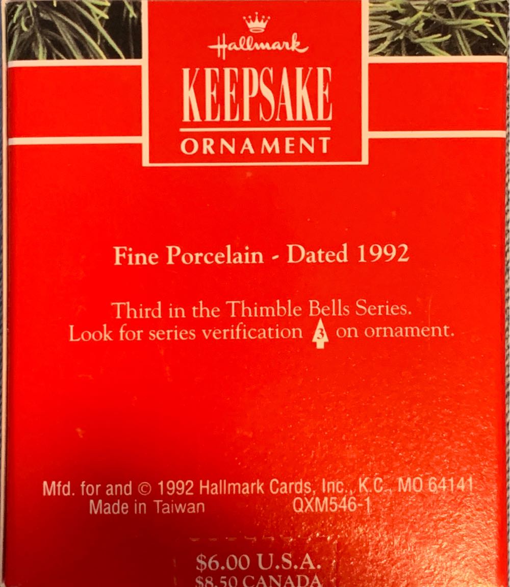 Miniature Thimble Bells #3 - Thimble Bells ornament collectible [Barcode 070000027673] - Main Image 2