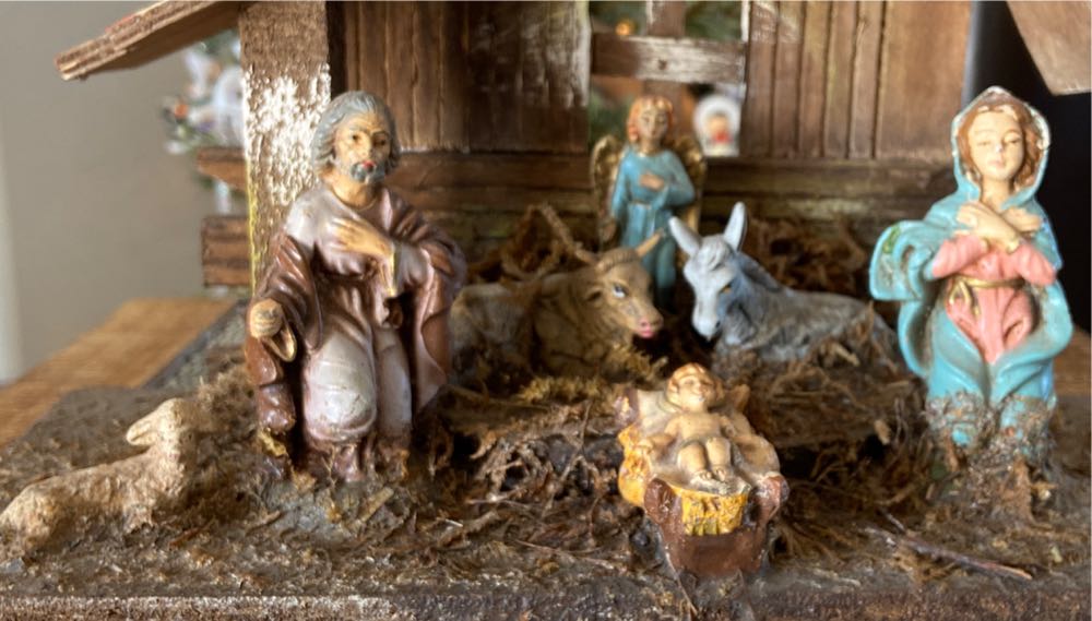 Christmas Nativity. Wooden. Vintage.  ornament collectible - Main Image 2