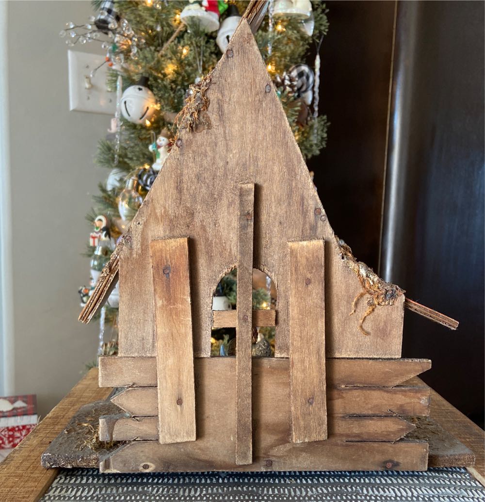 Christmas Nativity. Wooden. Vintage.  ornament collectible - Main Image 4