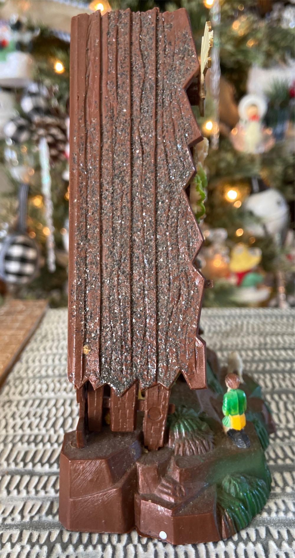 Christmas Nativity. Vintage. Plastic. Shiny Brite.  ornament collectible - Main Image 2