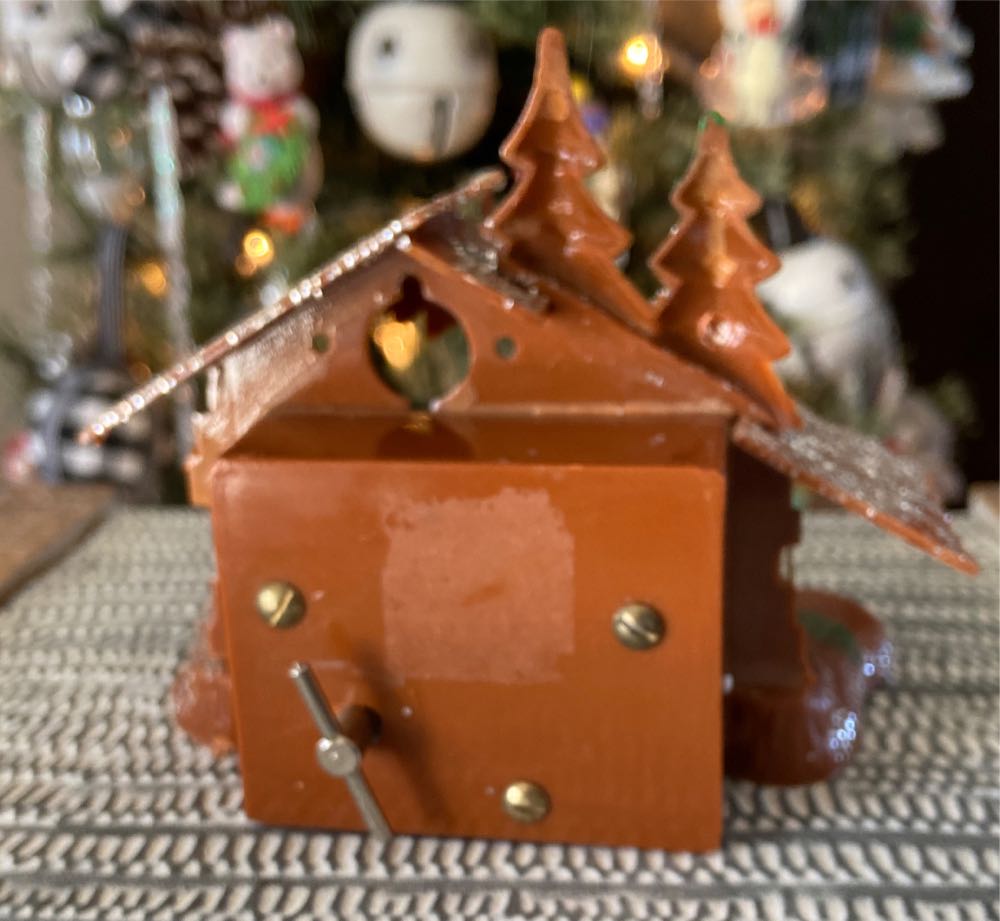 Christmas Nativity. Vintage. Plastic. Music Box.  ornament collectible [Barcode 078742087399] - Main Image 3