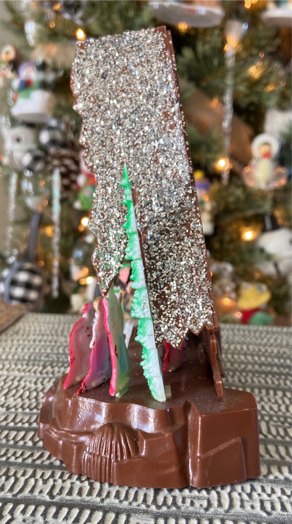 Christmas Nativity. Vintage. Plastic.  ornament collectible - Main Image 2