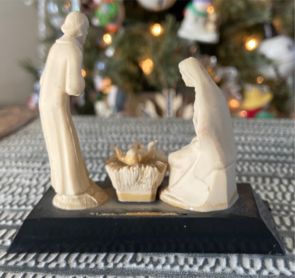 Christmas Nativity. Plastic. Holy Family.  ornament collectible - Main Image 3