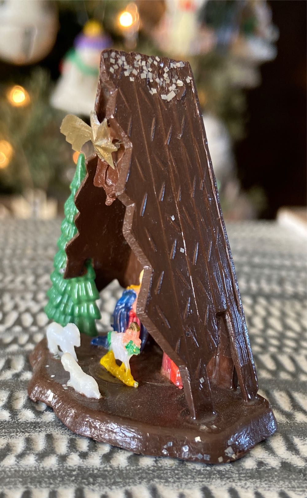 Christmas Nativity. Vintage. Plastic.  ornament collectible - Main Image 2