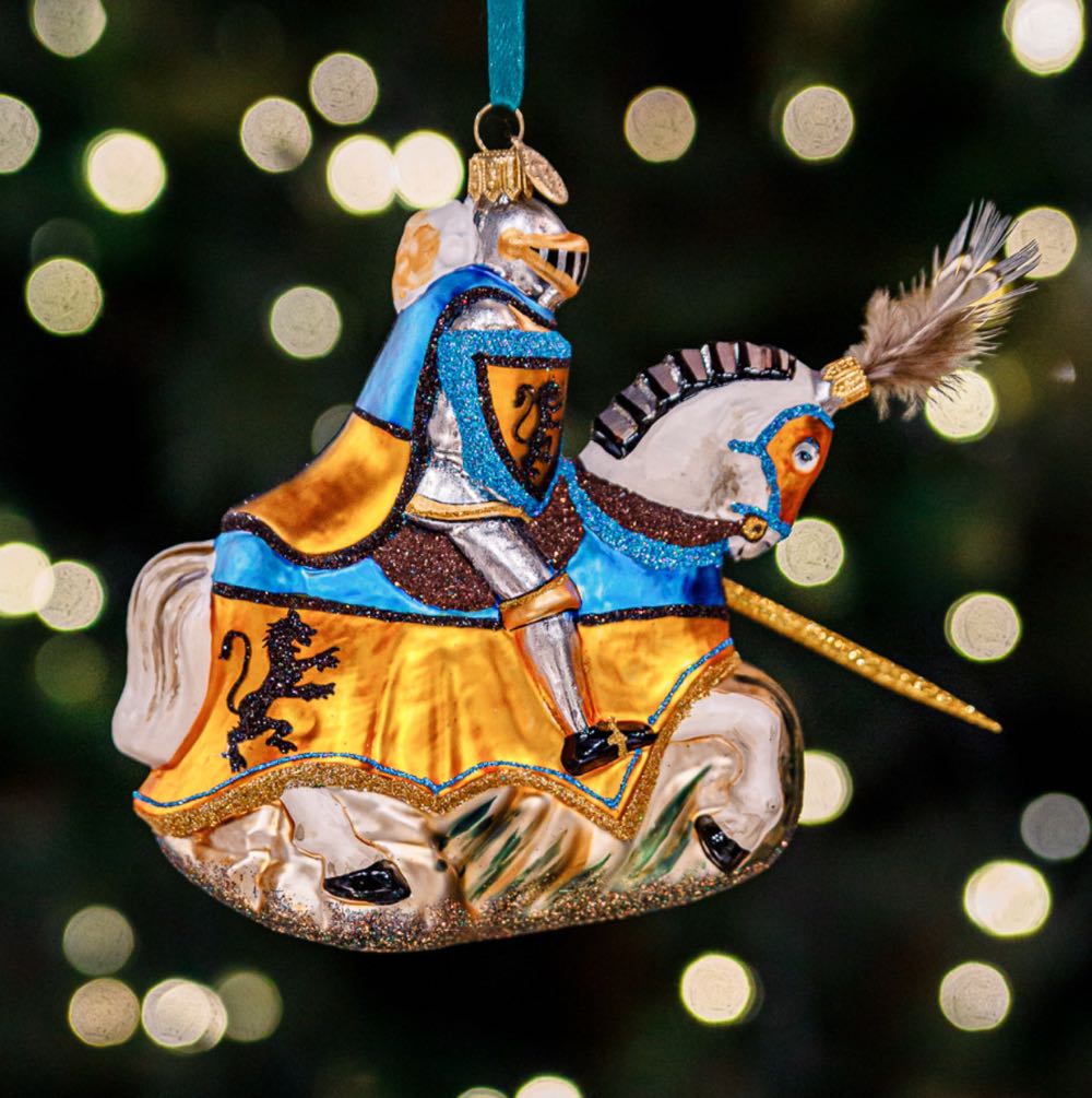Knight On A Horse (blue) / Rycerz Na Koniu (niebieski)  ornament collectible - Main Image 2