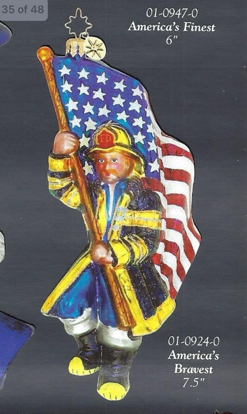 America’s Bravest  ornament collectible - Main Image 4
