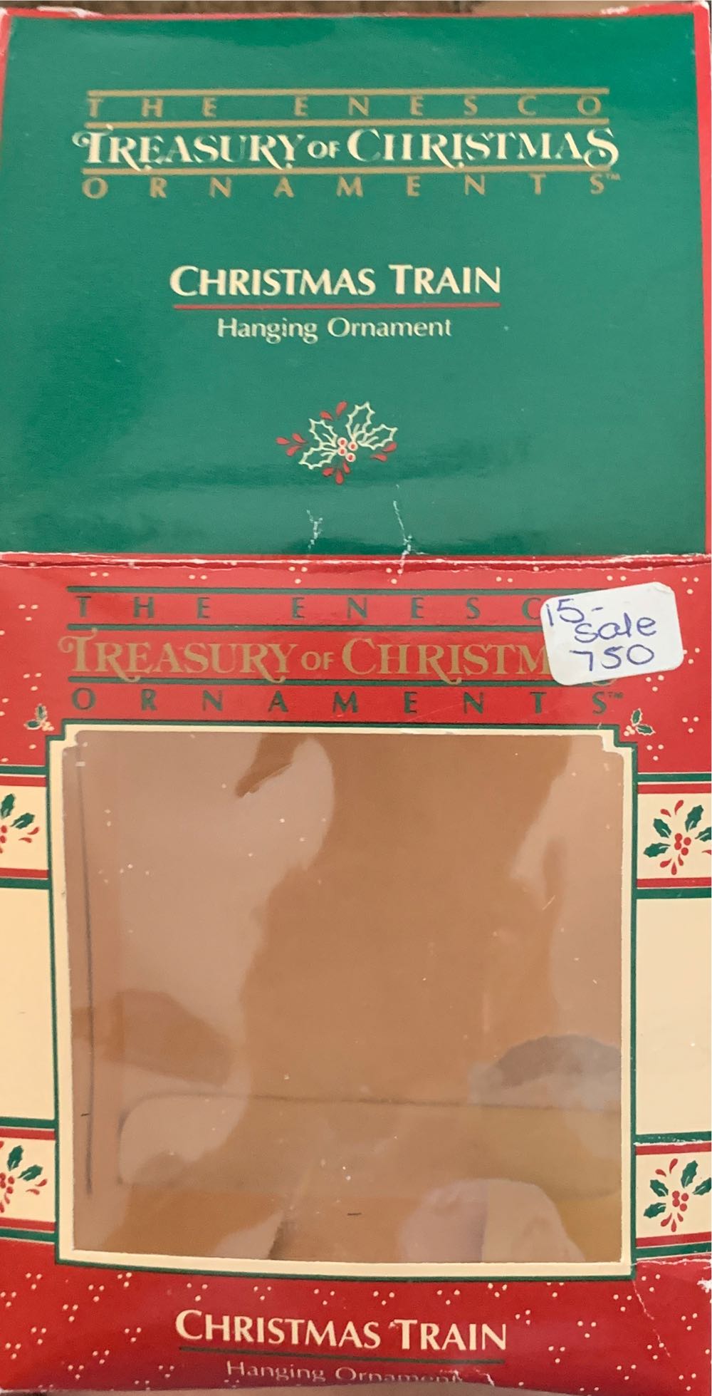 Enesco Treasury  (Christmas Train) ornament collectible - Main Image 1