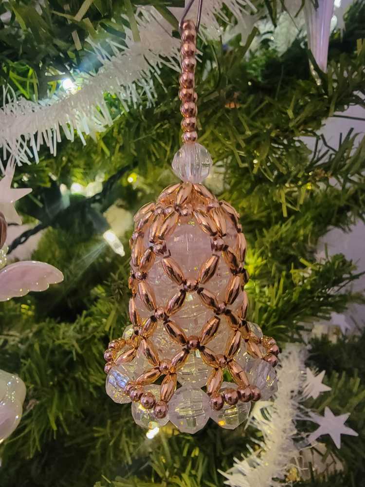 Gold and Pearl Bells, set of 6  (Angel) ornament collectible - Main Image 2