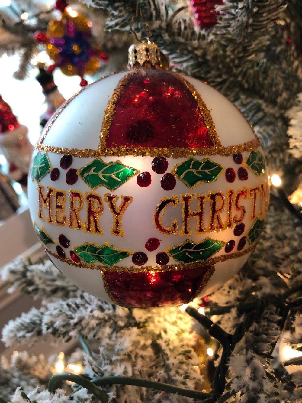 Holly Jolly Christmas (Radko) ornament collectible - Main Image 1