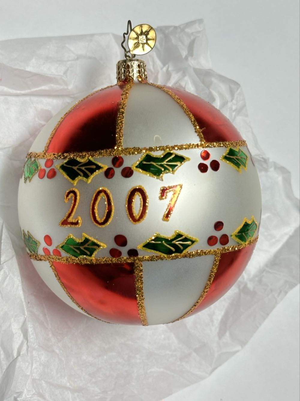 Holly Jolly Christmas (Radko) ornament collectible - Main Image 2