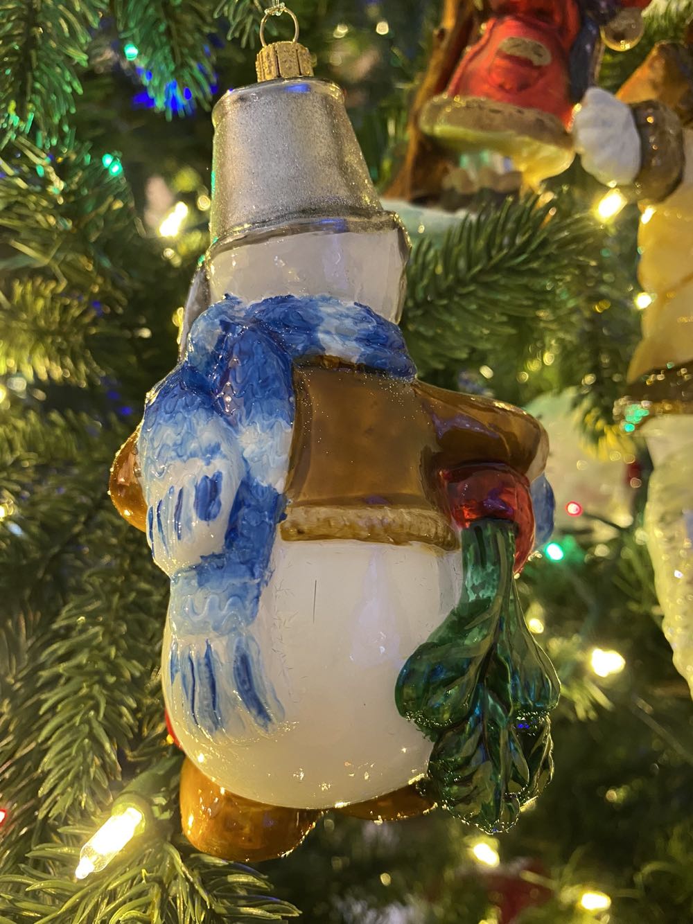 SNOWMAN WITH CARROT / Bałwan Z Marchewką - Traditionals ornament collectible - Main Image 2