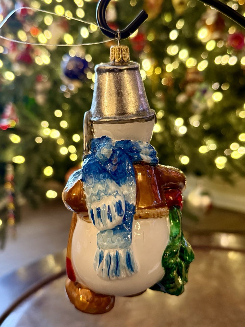 SNOWMAN WITH CARROT / Bałwan Z Marchewką - Traditionals ornament collectible - Main Image 3