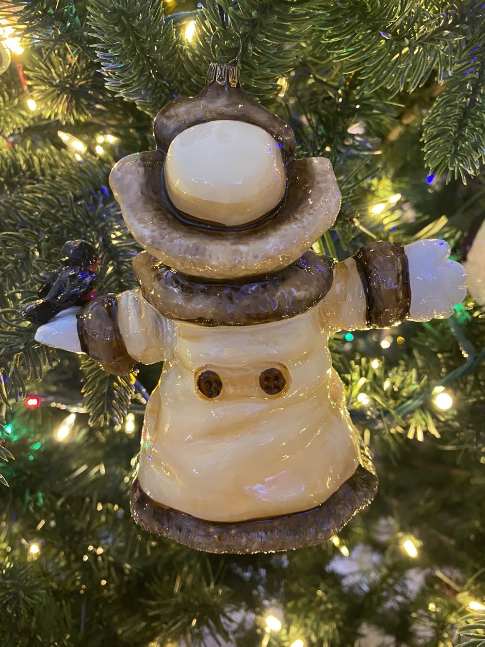 Scarecrow Snowman / Bałwan Strach na Wróble  ornament collectible - Main Image 2