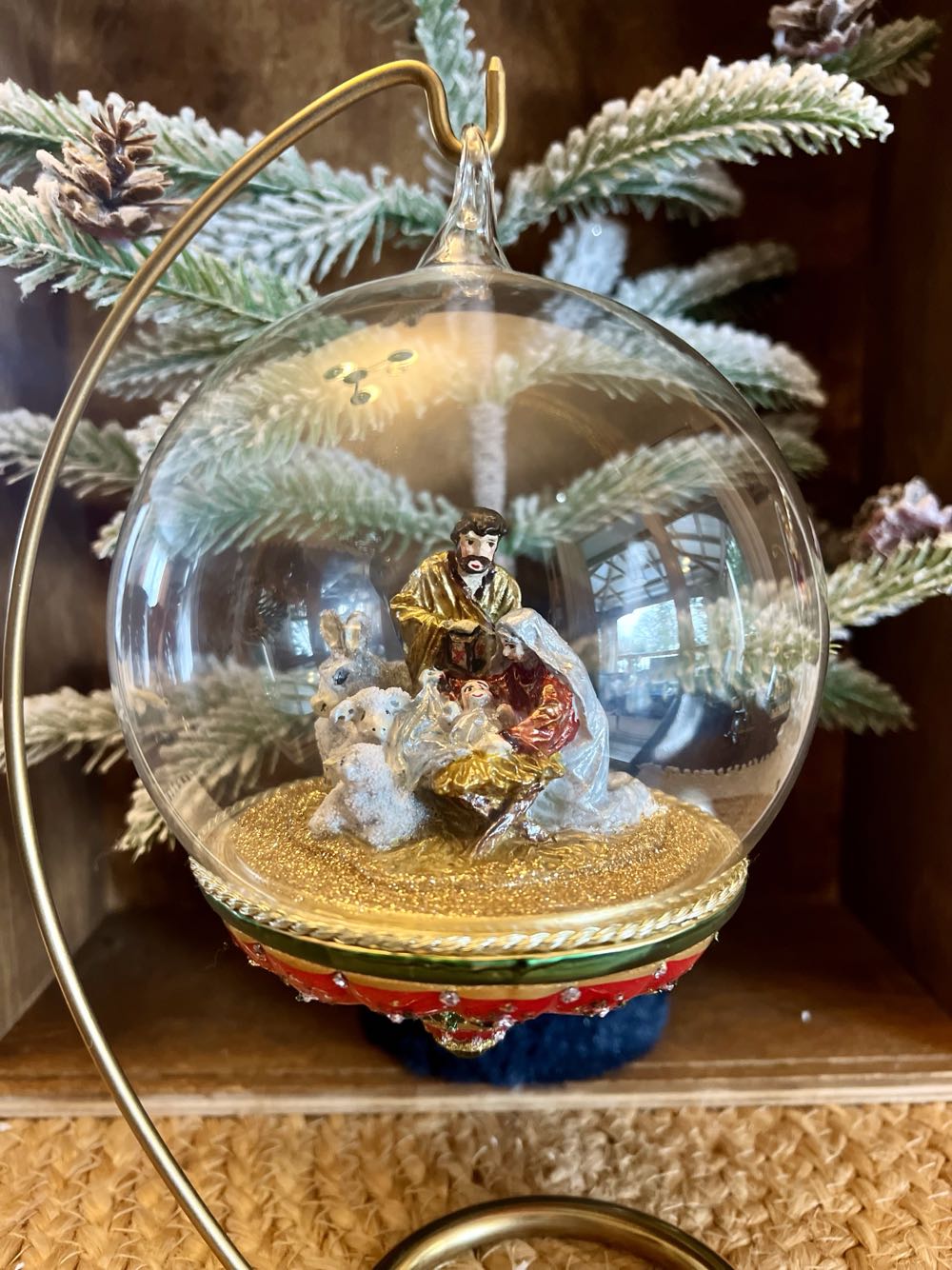 Nativity Scene-cloche / Święta Rodzina-klosz - Kolekcja Klosze / Cloche Collection ornament collectible - Main Image 2