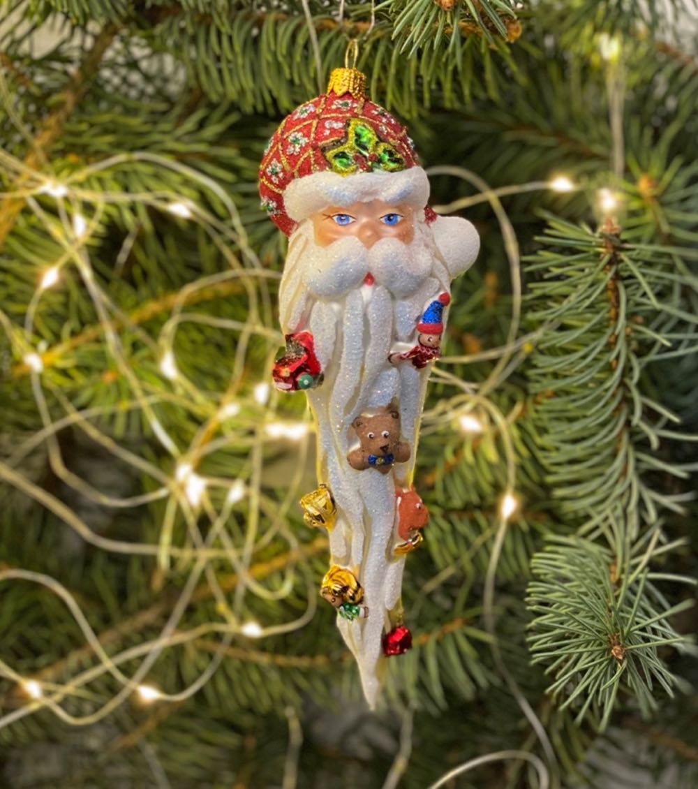 POCKET SANTA (red Hat) / Mikołaj Z Brodą (czerwony Kapelusz)  ornament collectible - Main Image 3