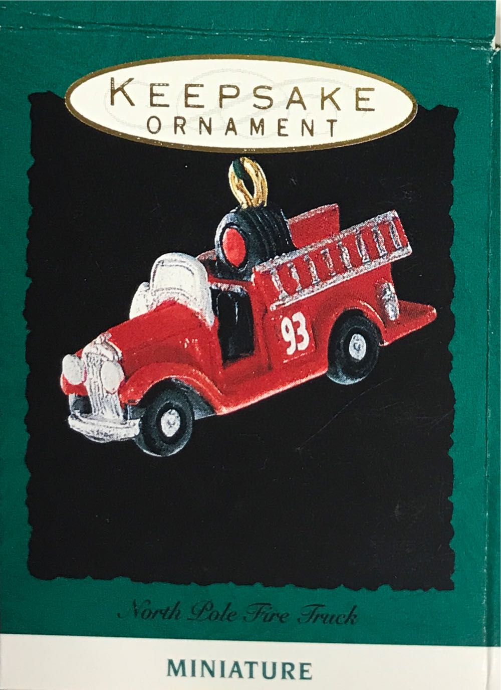 North Pole Fire Truck - Miniature (Fire Trucks (Mini)) ornament collectible [Barcode 015012069204] - Main Image 2