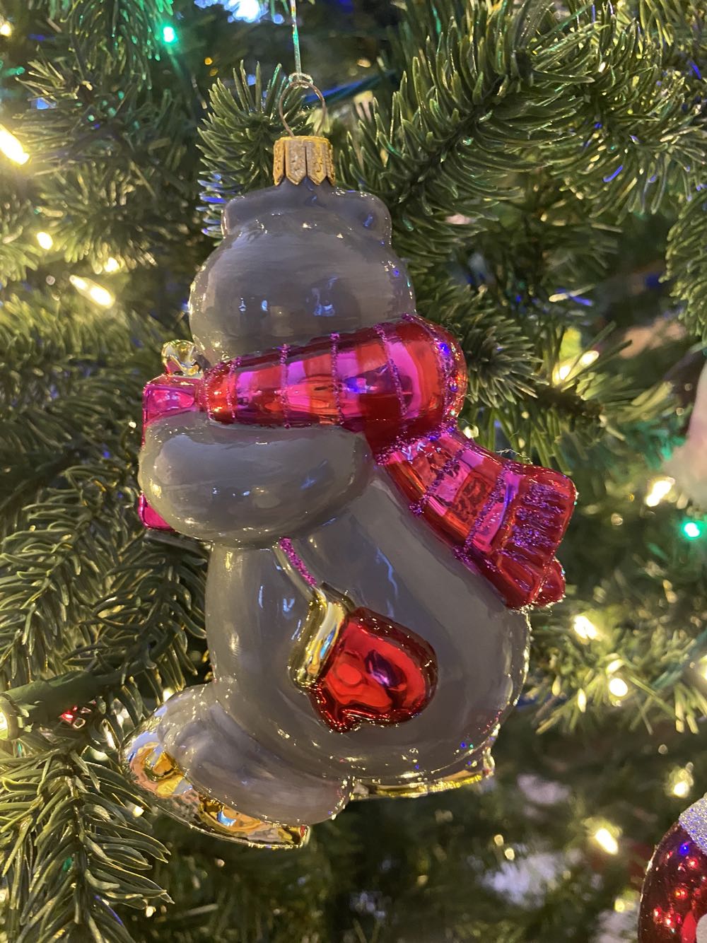 Bear On Skates (grey)/ Niedźwiedź Na Łyżwach (szary) ornament collectible - Main Image 2